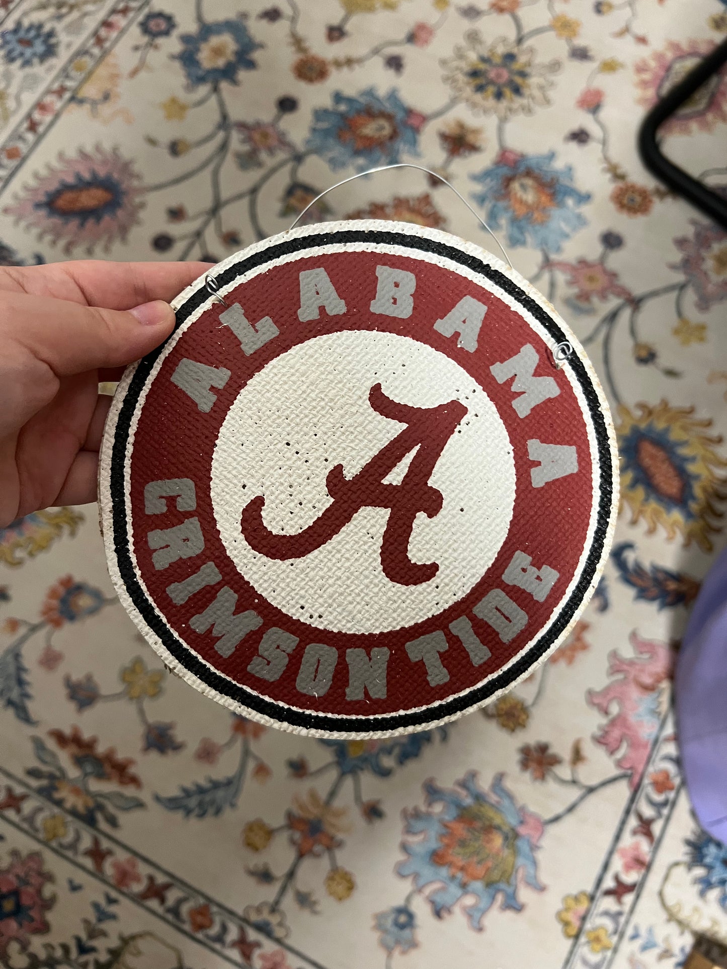 Mini Alabama Roll Tide Burlee Sign