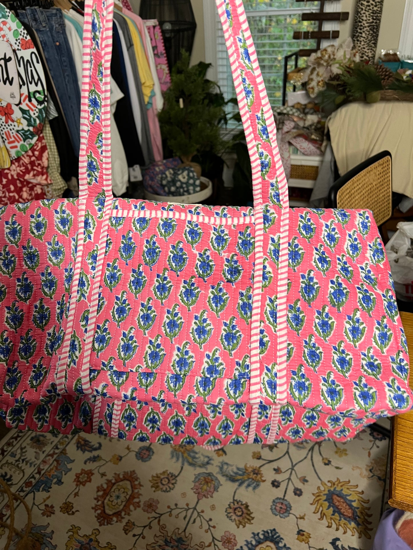 Quilted Duffle Bag
