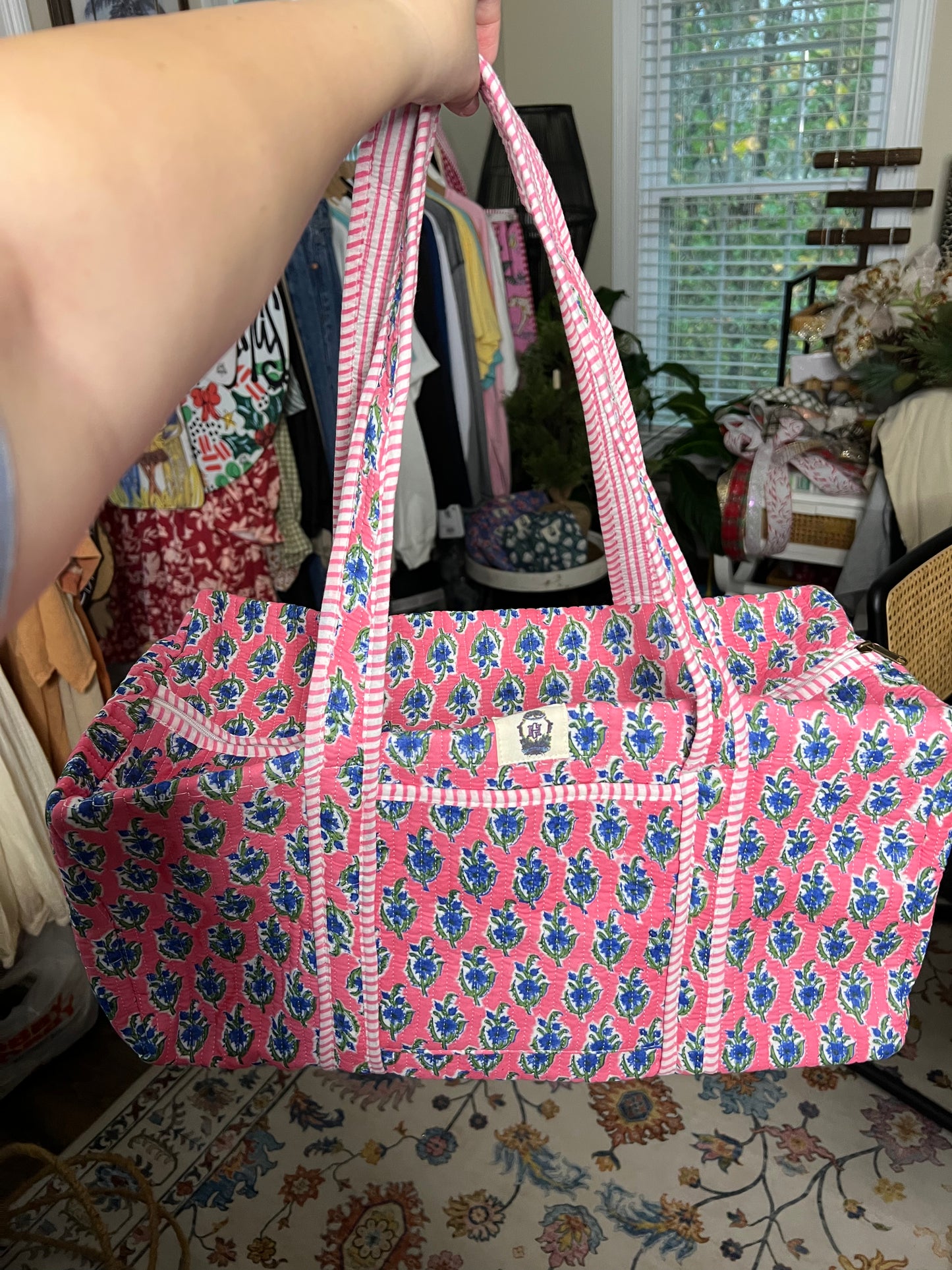 Quilted Duffle Bag