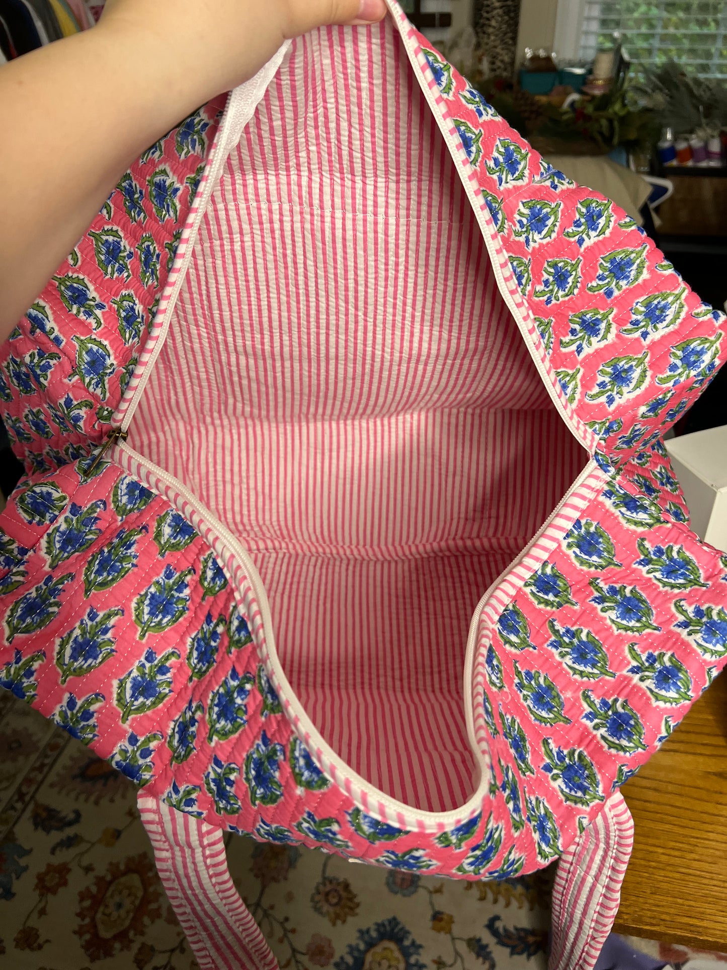 Quilted Duffle Bag
