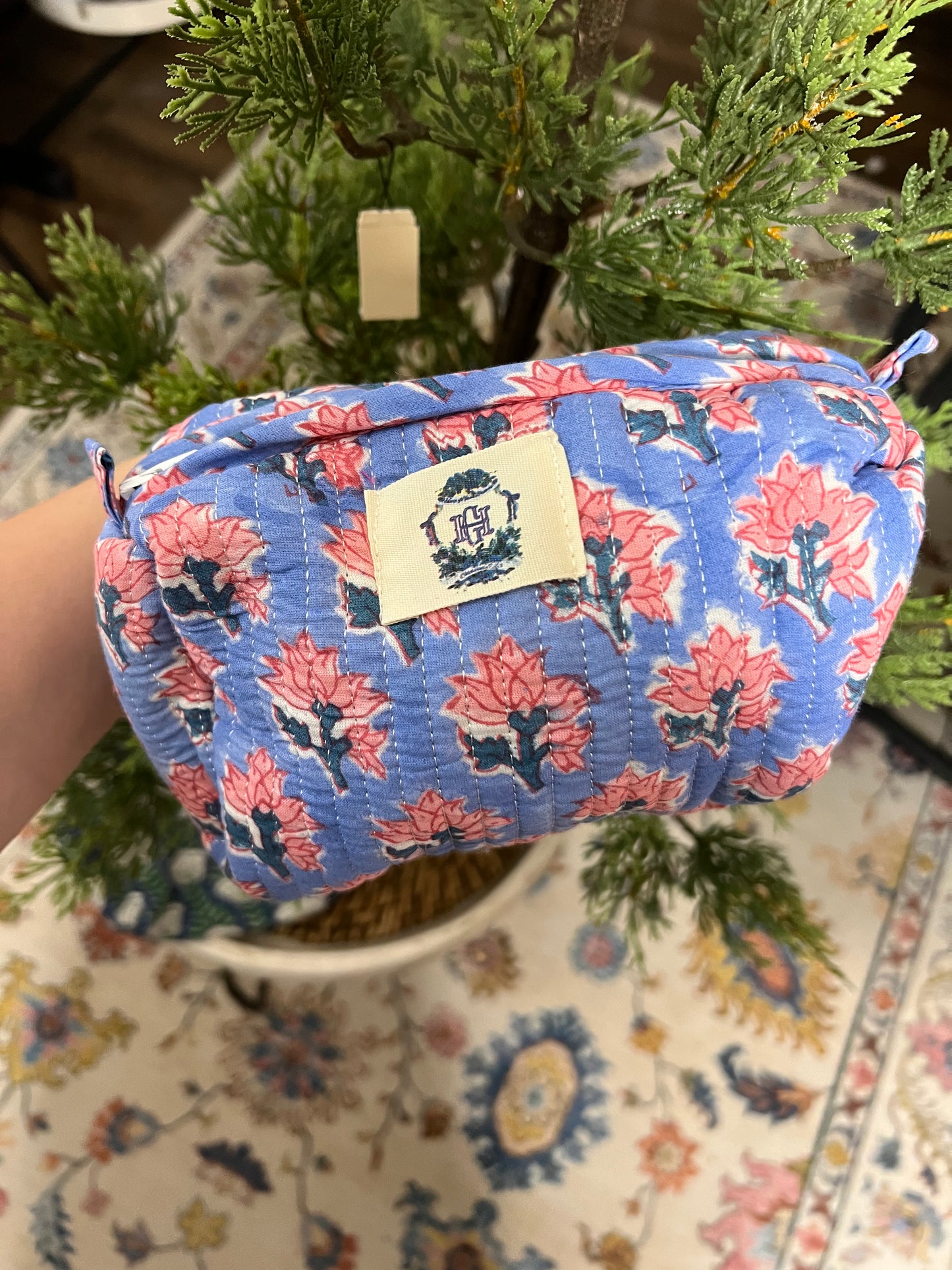 Quilted Cosmetic Bag
