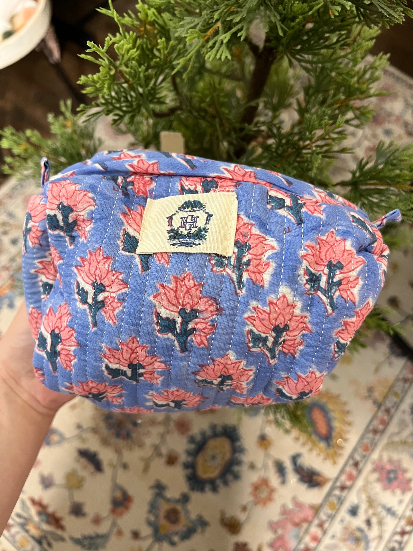 Quilted Cosmetic Bag